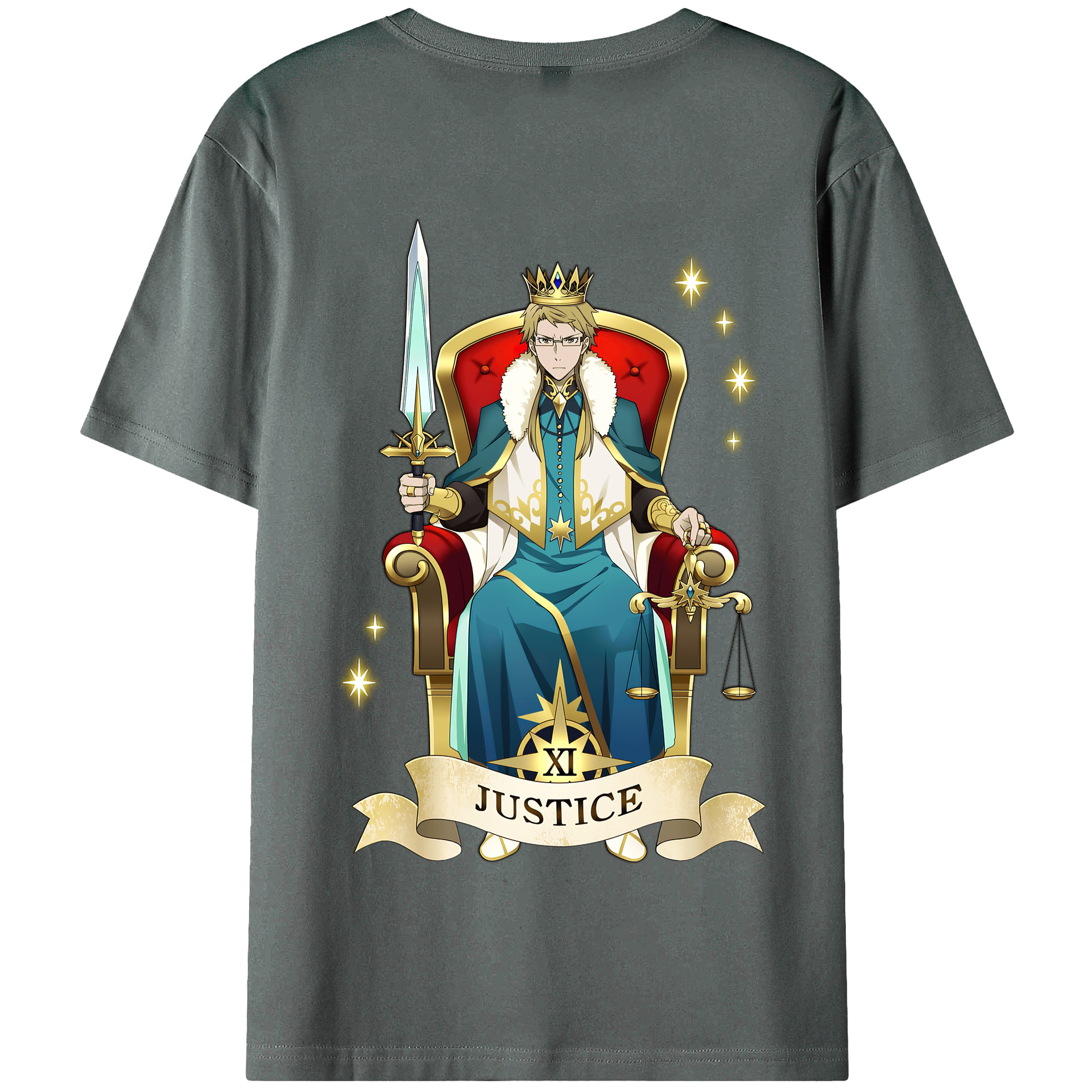 （画像用） 文豪ストレイドッグス Bungo Stray Dogs 綿100％半袖Tシャツ（背面プリント）